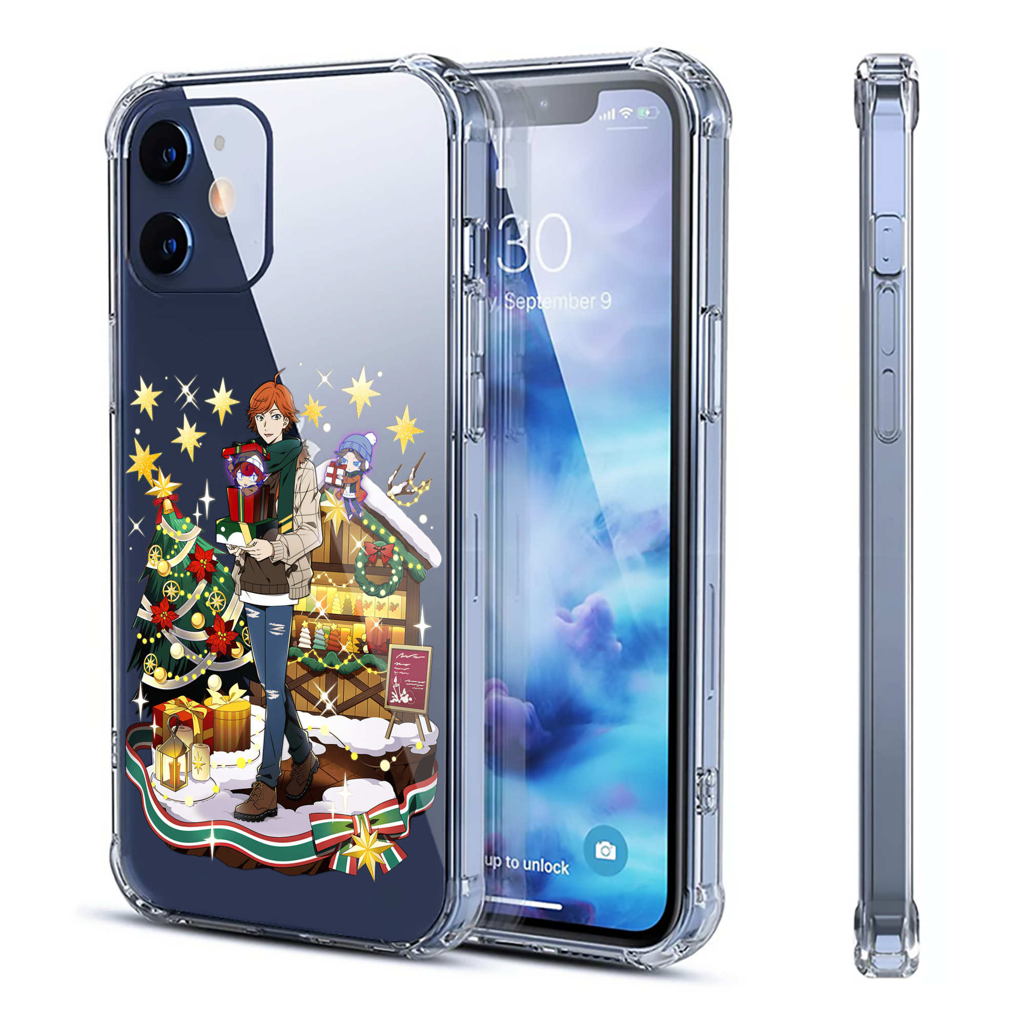（画像用） 文豪ストレイドッグス Bungo Stray Dogs 【iPhone 12シリーズ対応】透明スマホケース（クリアソフトケース）